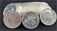 (20) 1964 Kennedy 90% Silver Half Dollars