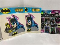 Assorted Batman stickers, window stickers