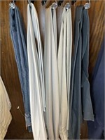 GROUP OF 5 PAIR MENS DRESS AND CASUAL PANTS 32 IN