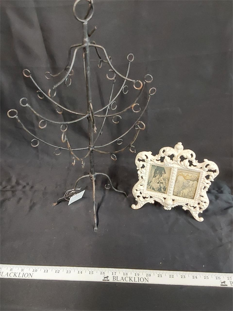 Jewelry stand and frame