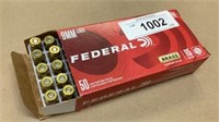 9 mm federal ammunition, 50 rounds