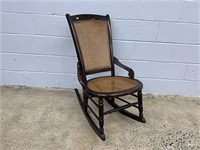 Cane Seat Vtg. Rocking Chair