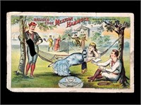 1883 Braided Edge Mexican Hammock Ad. Card