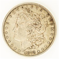 Coin 1878  7/8 TF  Morgan Silver Dollar XF