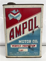 Ampol Chevron 1 Gallon Tin