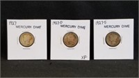 1927 PD&S Mercury Dimes