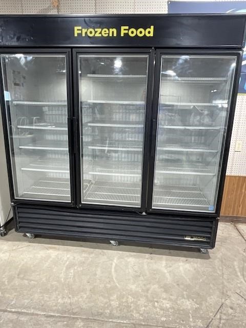 True 3 door freezer on wheels