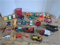 Tonka Metal Die Cast Vehicles and A Variety of