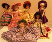 6 Vintage Dolls