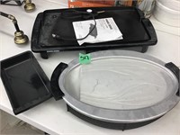 flat griddle & lg serving tray