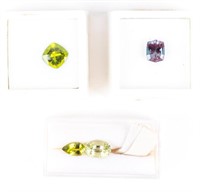 Jewelry Lot 4 Unmounted Gemstones
