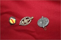 Nazi Nskov Badge and a Nskov Member's Lapel