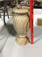 SOLID marble heavy vase