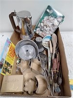 Group of assorted kitchen items/ seashells