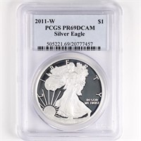 2011-W Proof Silver Eagle PCGS PR69 DCAM
