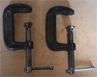 Lot of 2 MasterCraft C Clamps