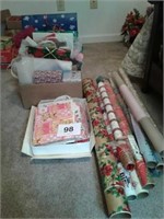 MISC WRAPPING PAPER, GIFT BAGS, ETC