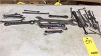 ASSORTED SAE & METRIC WRENCHES