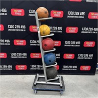 Medecine Ball Set With Rack