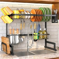 Over The Sink Dish Drying Rack, Adjustable (26.8"