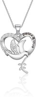 Heart Dove Necklace