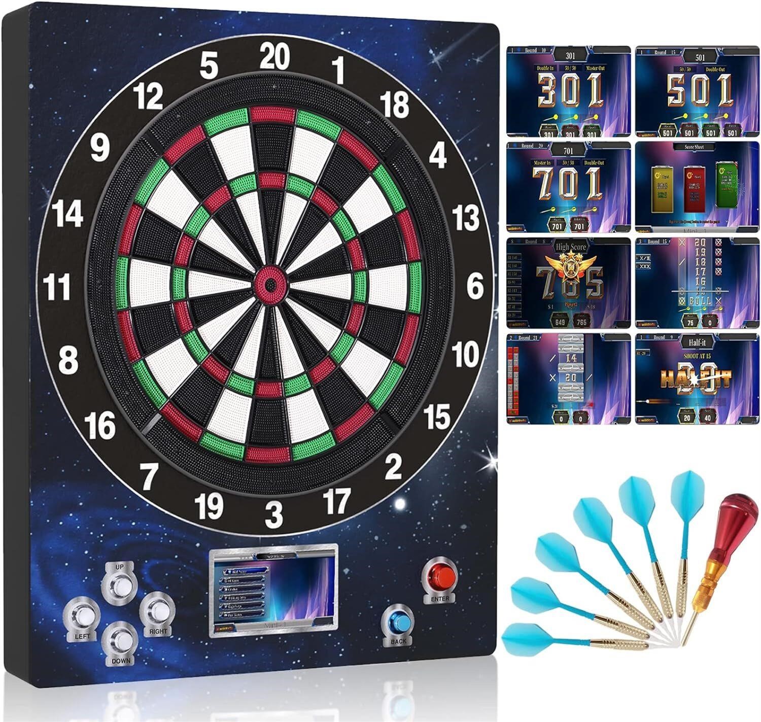 Mini1 Electronic Dart Board Set  7 LCD Display