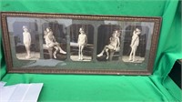 Antique Art Deco framed photos