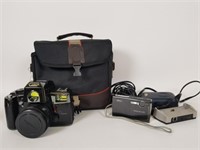 Canon 35mm camera & Nikon Digital camera