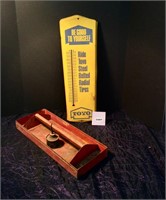 Vintage Toyo Tires Thermometer