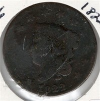 1822 Matron Head Large Cent