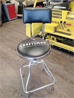 Craftsman high back shop stool