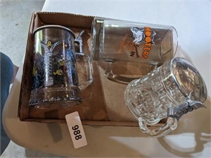 Assorted Glass Mugs