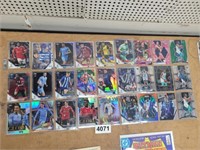 3 SLEEVES OF SPORTS TRADING CARDS