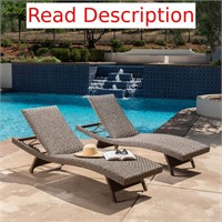 $490  Seagrass Woven Chaise Lounge