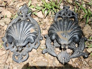Pair of Cast Iron Decor Pieces