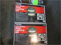 Path lights   2 boxes   new