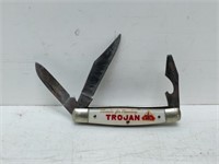 neat trojan advertising pocket knife