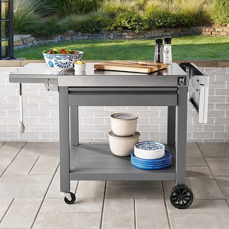 1 Member's Mark Simple Prep Cart with Stainless