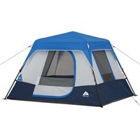 Ozark 4-Person Instant Cabin Tent with LED Hub