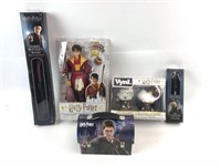 Harry Potter Figures, Wands, Lunch Box