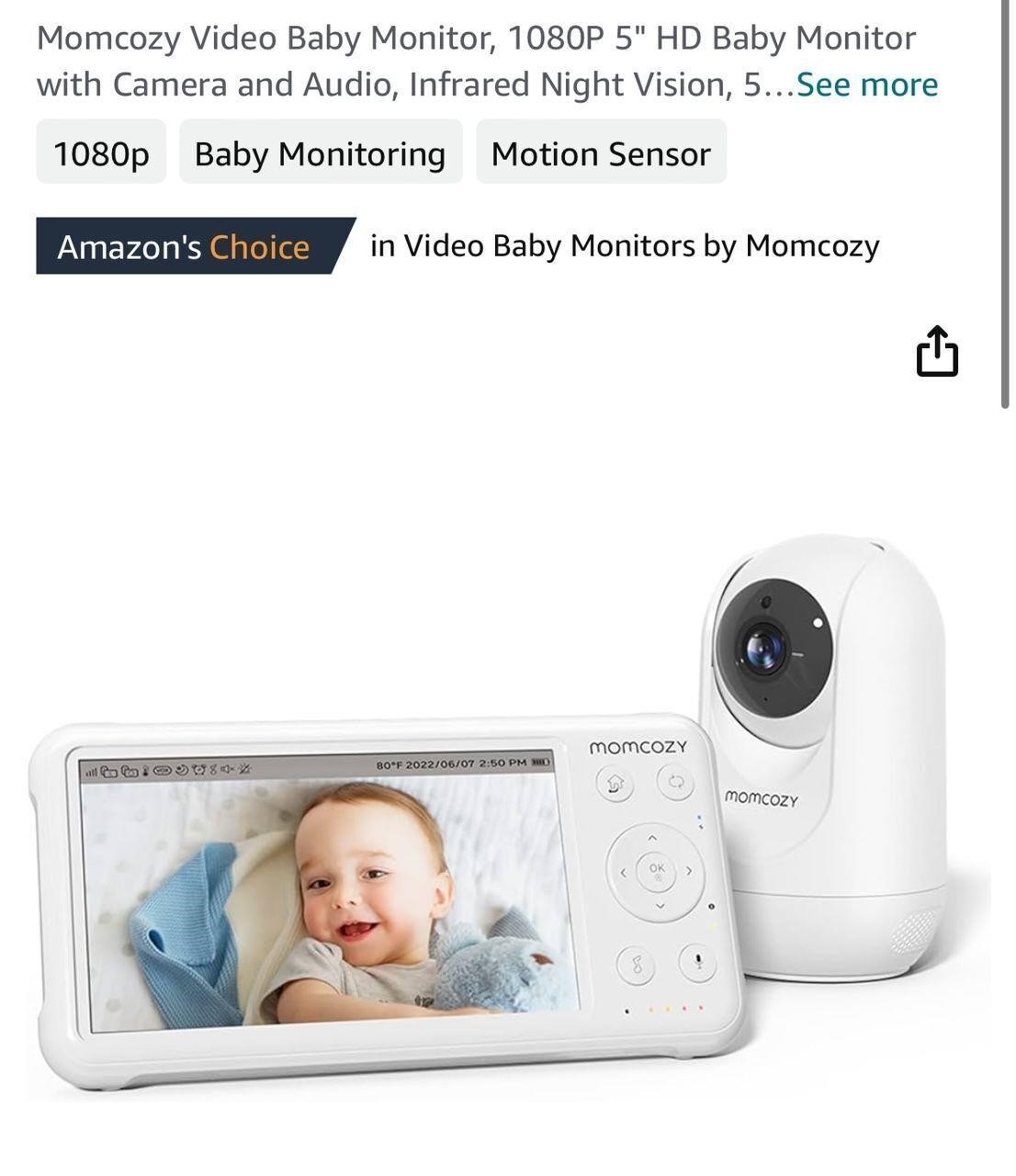 Momcozy Video Baby Monitor, 1080P  Live and Online Auctions on