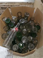 lot of bottles , 7up , double cola , etc