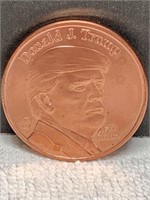 President Donald J. Trump 999 Pure Copper Round