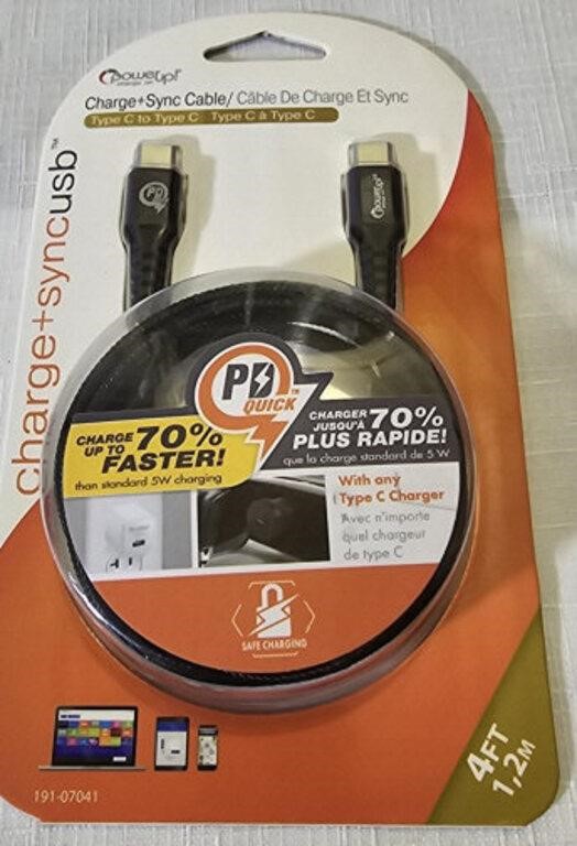 Power up Type c-Type c 4ft cable