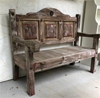 Relaimed/Repurposed Wood Bench