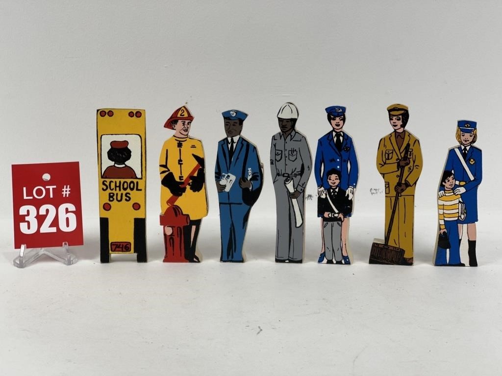 Vintage Wooden Figures (7)