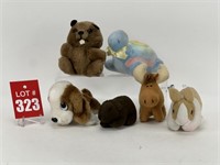 Assortment of Small Stuffed Animals
