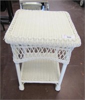 Wicker End Table