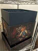 DECORATOR BOX AND DOLL STANDS