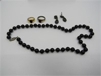 Black Onyx Collection, Marked Sterling